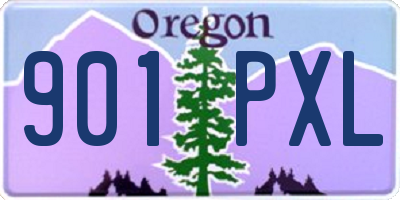 OR license plate 901PXL