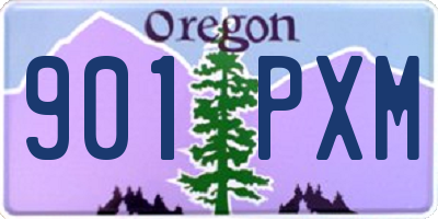OR license plate 901PXM
