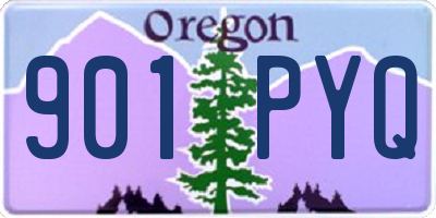 OR license plate 901PYQ