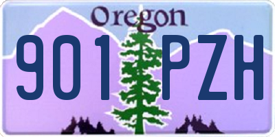 OR license plate 901PZH