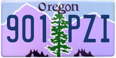 OR license plate 901PZI