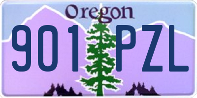 OR license plate 901PZL