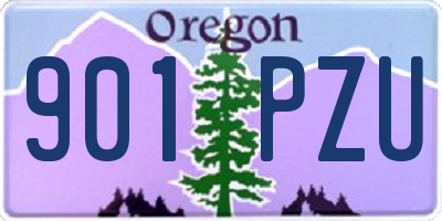 OR license plate 901PZU