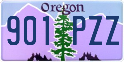 OR license plate 901PZZ
