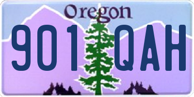 OR license plate 901QAH
