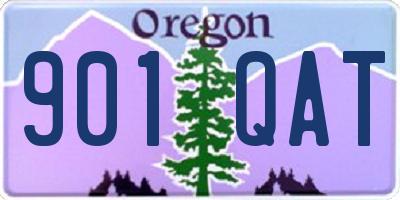 OR license plate 901QAT