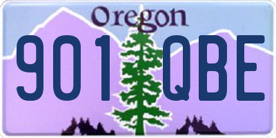 OR license plate 901QBE