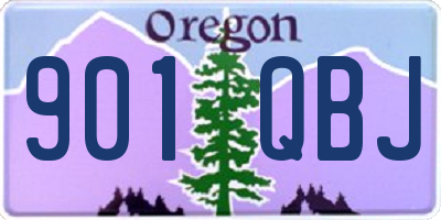 OR license plate 901QBJ