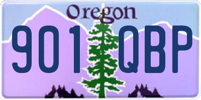 OR license plate 901QBP