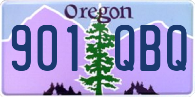 OR license plate 901QBQ