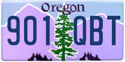 OR license plate 901QBT