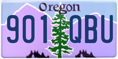 OR license plate 901QBU