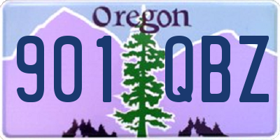 OR license plate 901QBZ