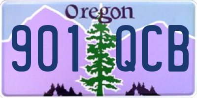 OR license plate 901QCB