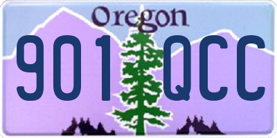 OR license plate 901QCC