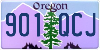 OR license plate 901QCJ