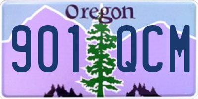OR license plate 901QCM