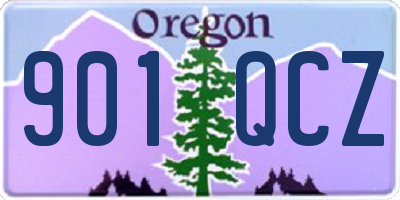 OR license plate 901QCZ