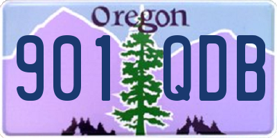 OR license plate 901QDB