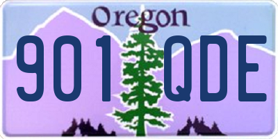 OR license plate 901QDE