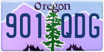 OR license plate 901QDG
