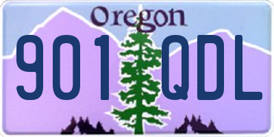 OR license plate 901QDL