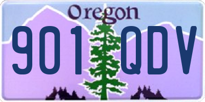 OR license plate 901QDV