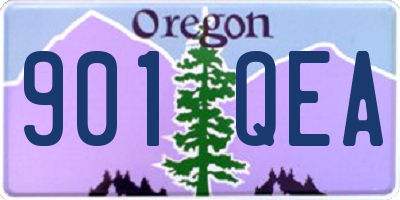 OR license plate 901QEA