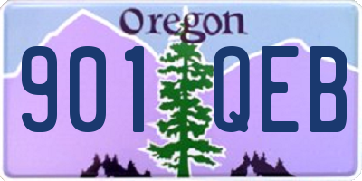 OR license plate 901QEB