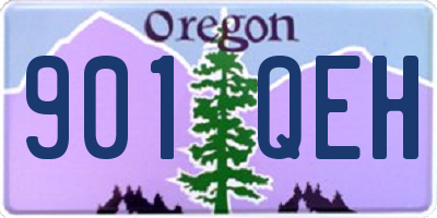 OR license plate 901QEH