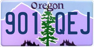 OR license plate 901QEJ