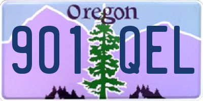 OR license plate 901QEL