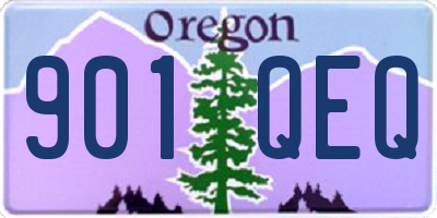 OR license plate 901QEQ