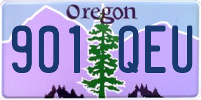 OR license plate 901QEU