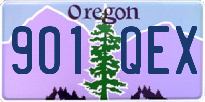 OR license plate 901QEX