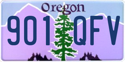 OR license plate 901QFV