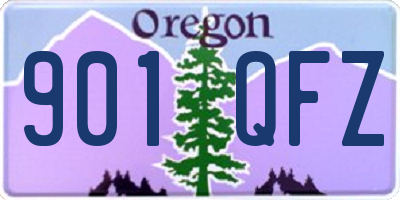OR license plate 901QFZ