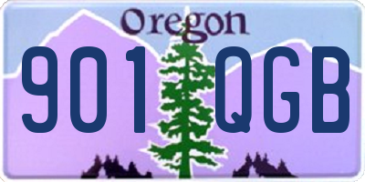OR license plate 901QGB
