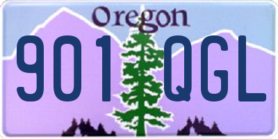 OR license plate 901QGL