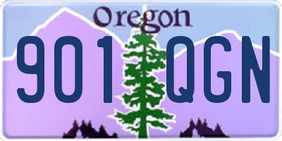 OR license plate 901QGN