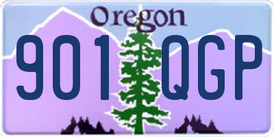 OR license plate 901QGP