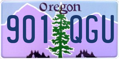 OR license plate 901QGU