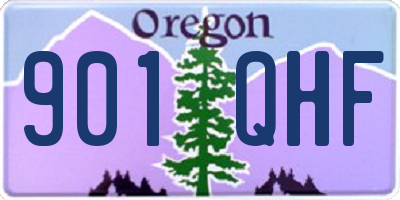 OR license plate 901QHF
