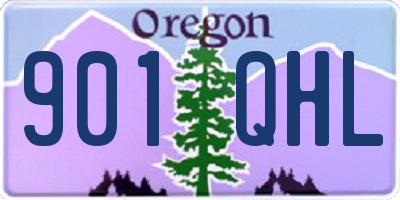 OR license plate 901QHL