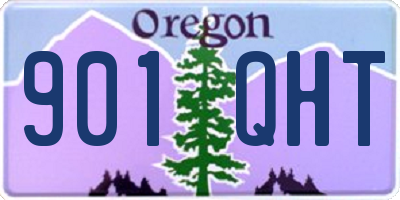 OR license plate 901QHT