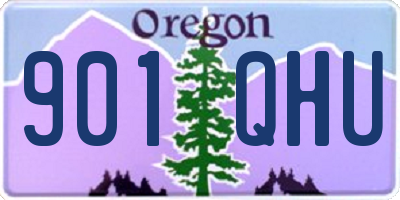 OR license plate 901QHU