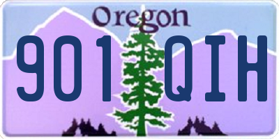 OR license plate 901QIH