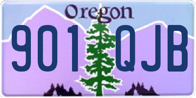 OR license plate 901QJB