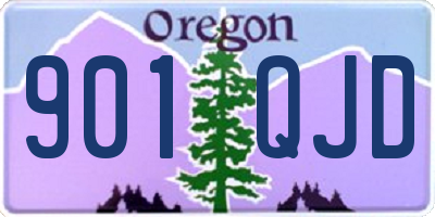 OR license plate 901QJD