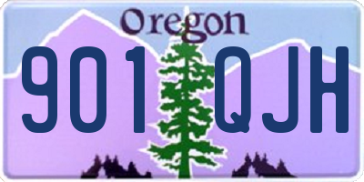 OR license plate 901QJH